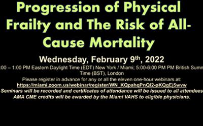 Progression of Physical Frailty and The Risk of All- Cause Mortality