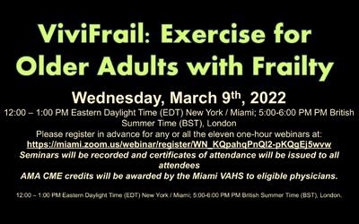 ViviFrail: Exercise for Older Adults with Frailty