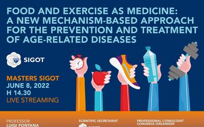 FOOD AND EXERCISE AS MEDICINE: A NEW MECHANISM-BASED APPROACH FOR THE PREVENTION AND TREATMENT OF AGE-RELATED DISEASES