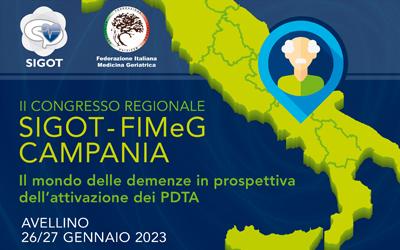 CONGRESSO REGIONALE SIGOT – FIMeG Campania – Il mondo delle demenze in prospettiva dell’attivazione dei PDTA