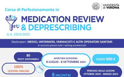 Corso universitario dal titolo “Medication Review e Deprescribing”